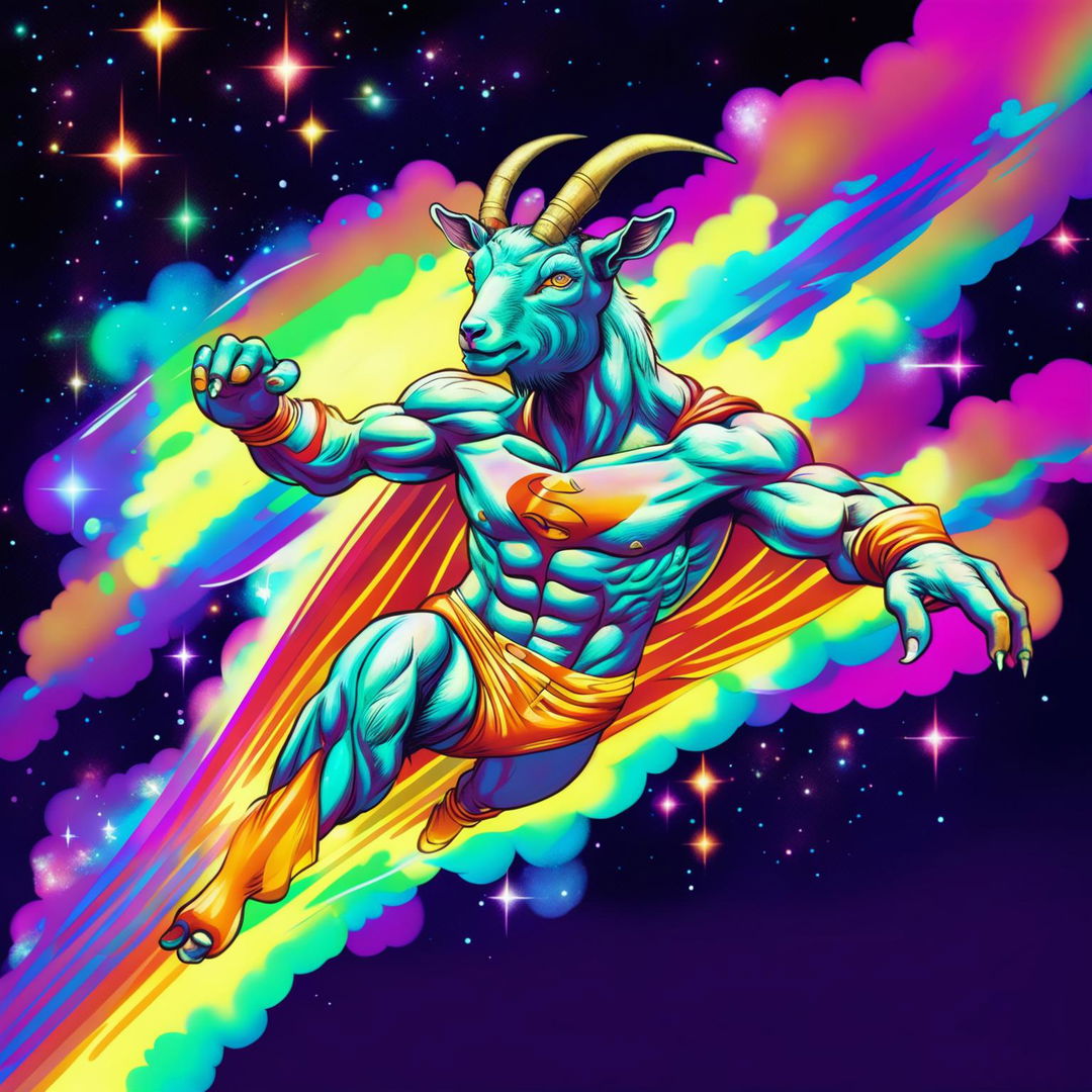 Galactic Guardian: The Iridescent Idol