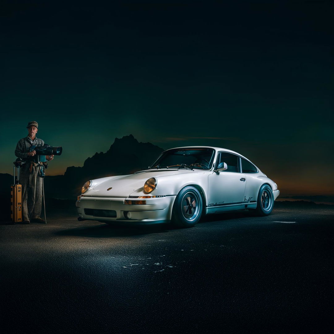 Retro Revival: 1990s Porsche 911 in a 1950s Car Magazine
