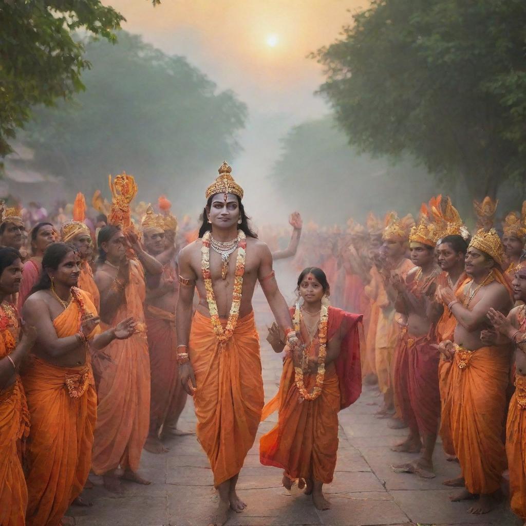 Lord Ramas Warm Welcome