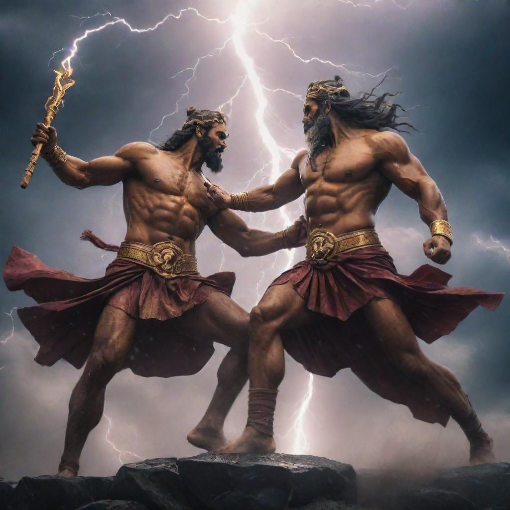 Zeus vs Indra: A Divine Duel