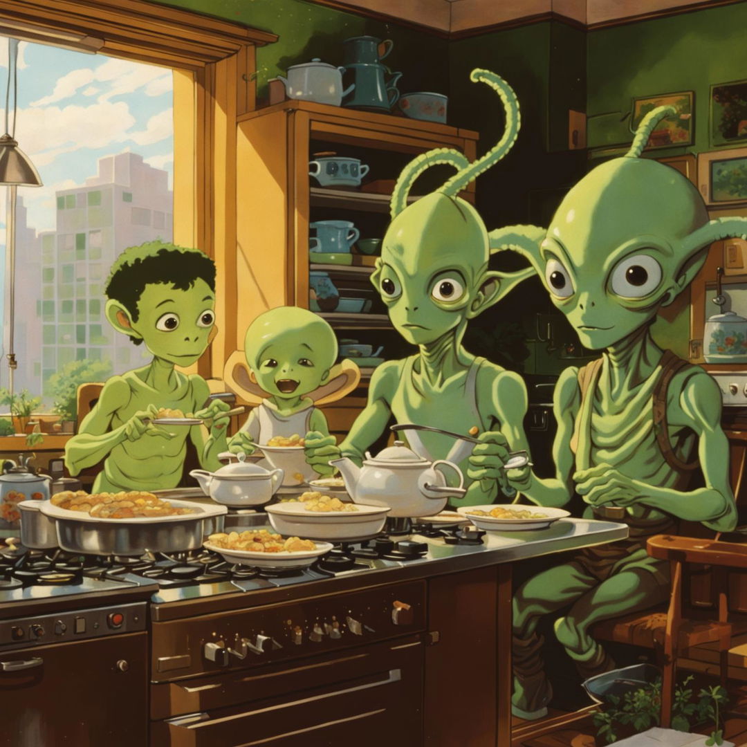 Warm Summer Mornings on a Distant Planet