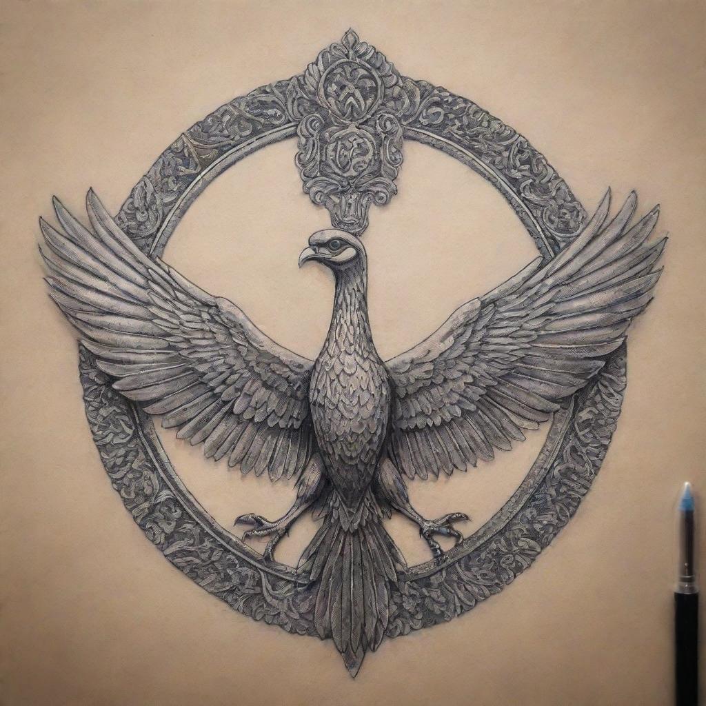 Faravahar Tattoo: Icy Phoenix, Persian Wisdom
