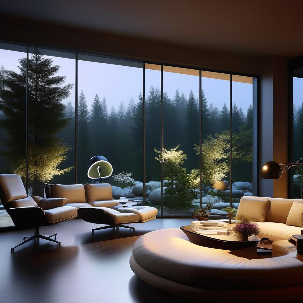 Ultra-Modern Minimalist Living Room Design