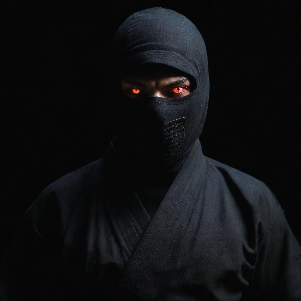 Stealthy Ninja, Traditional Karate Uniform, Shadowy Pursuit
