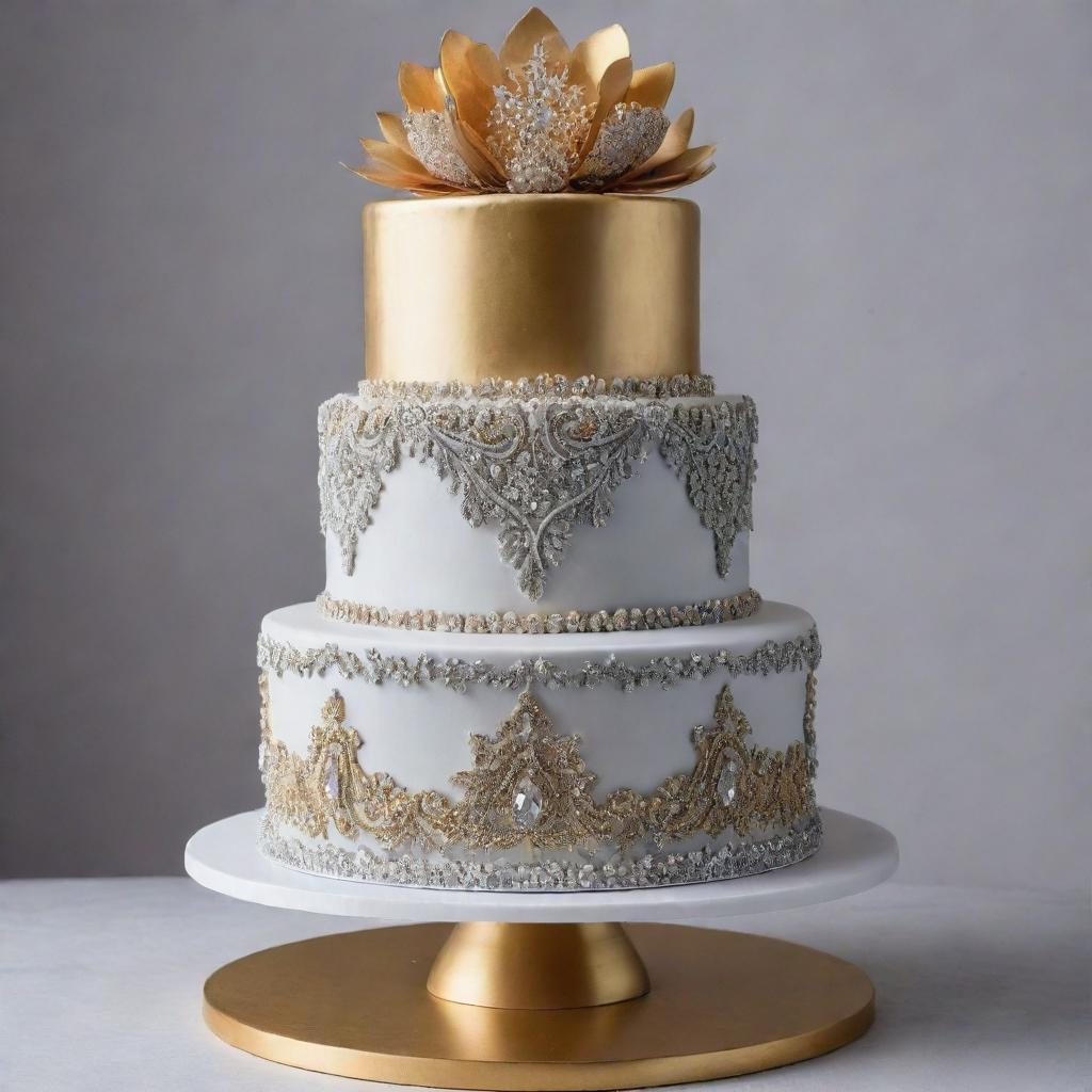 Edible Diamond Cake: Indulge in Luxury