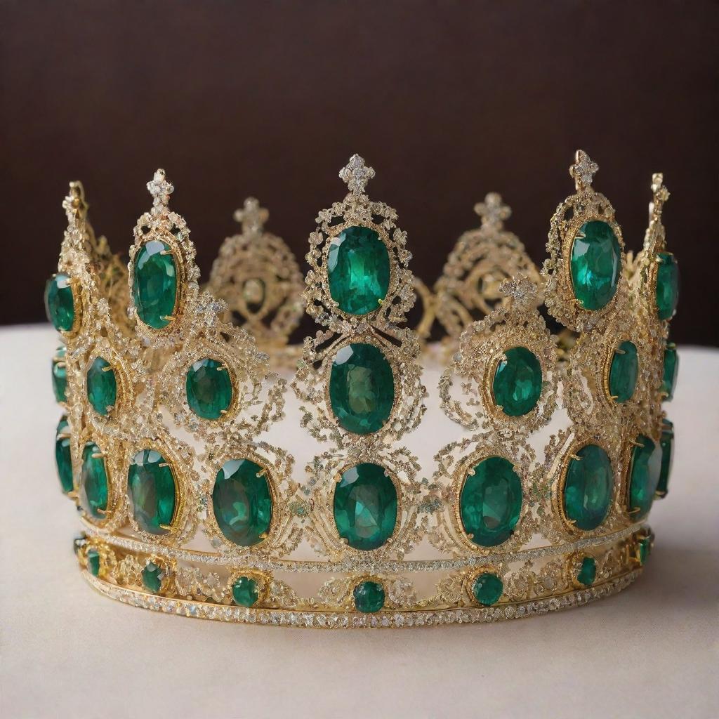 Royal Emerald Crown for Miss Universe