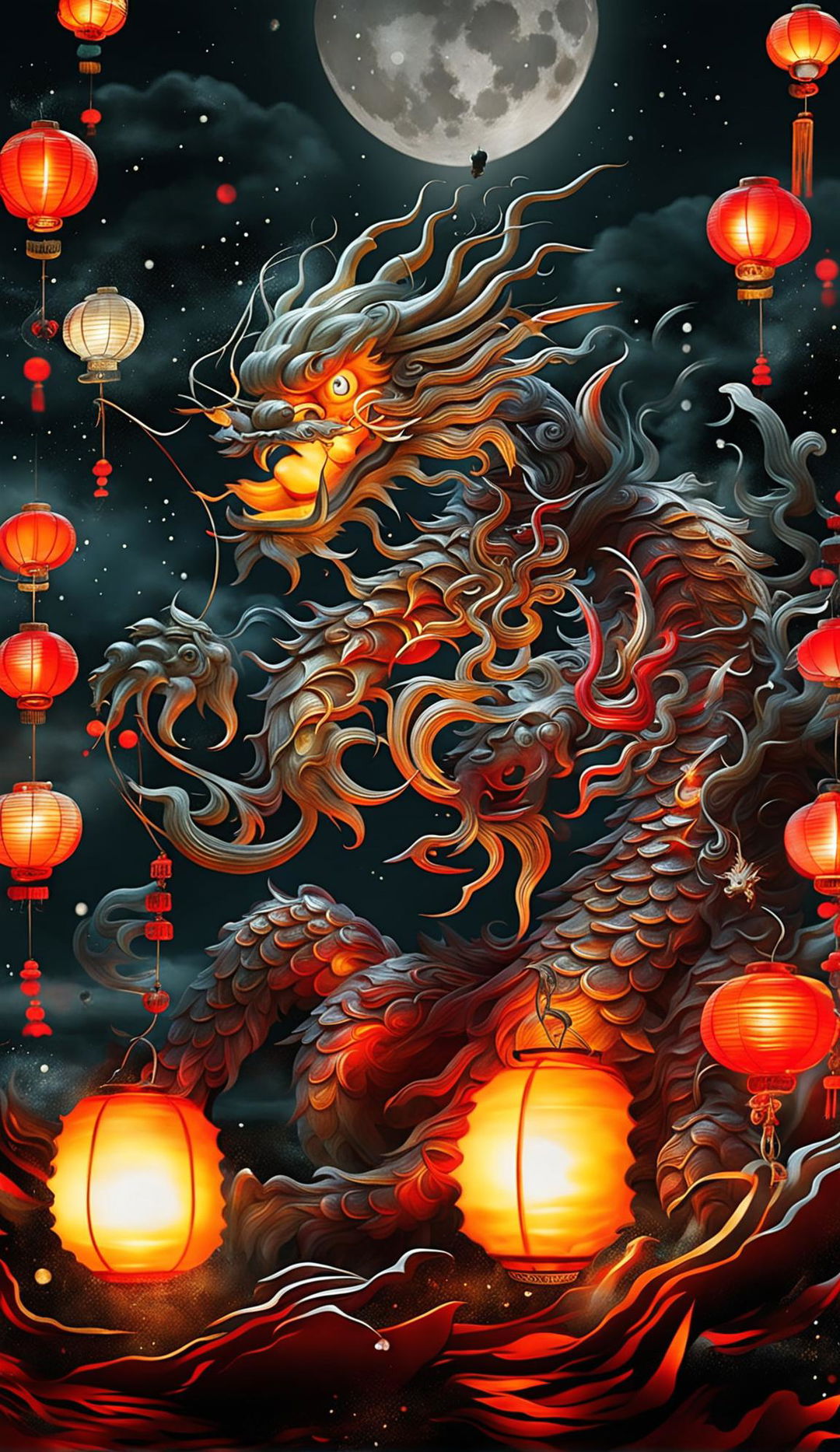 Chinese Fire Dragon Dance