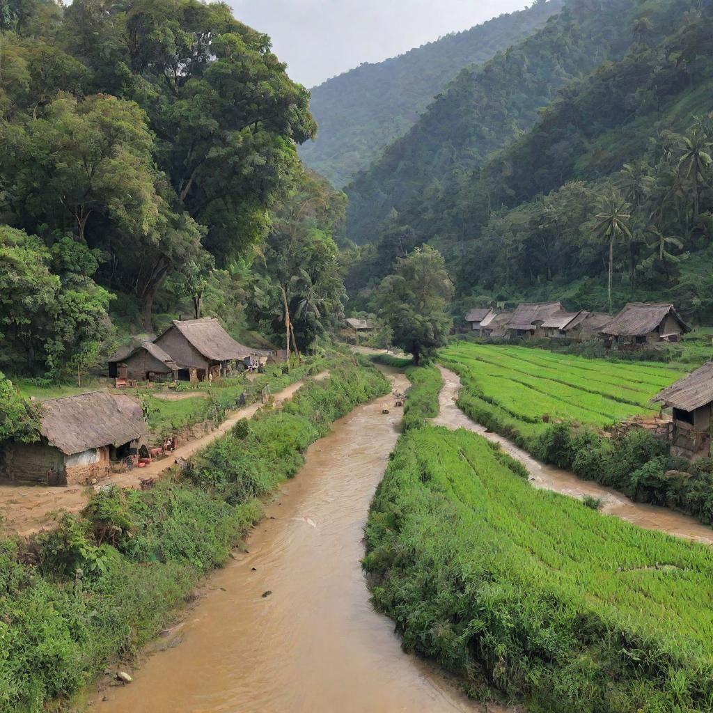 Escape to the Heart of Whimsy: A Serene Tree Village