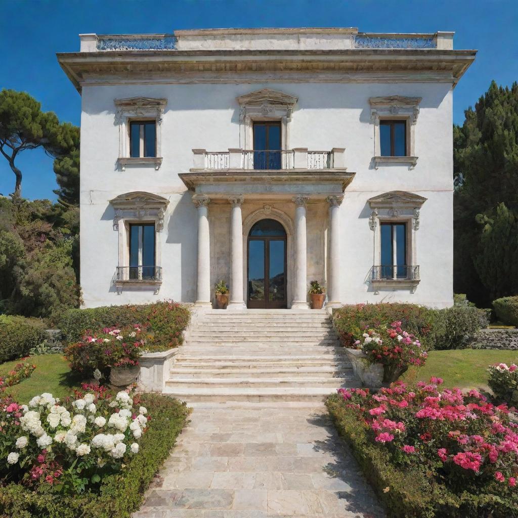 Luxury Tuscan Mansion with Stunning Sea View