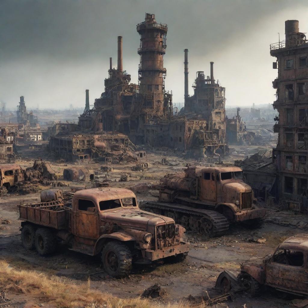Abandoned Dreams: A Grim Tales of a Dieselpunk City