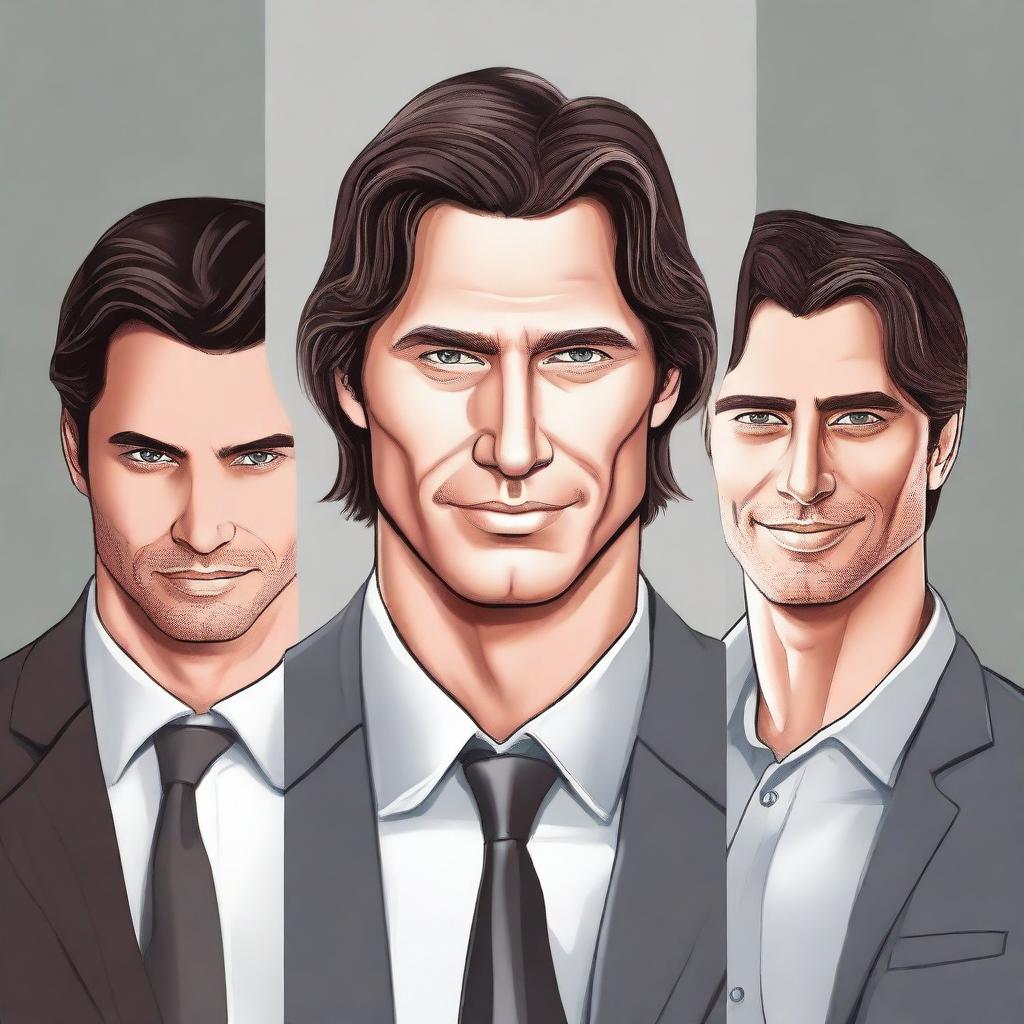 Elegance and Ambition: A Handsome Businessman