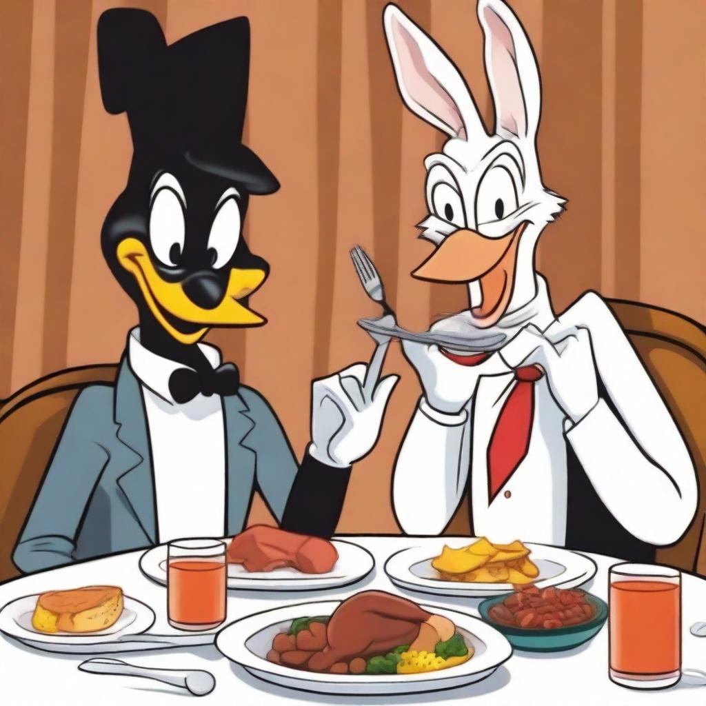 Feast of Frenzy: Daffy & Bugs Dinner Date