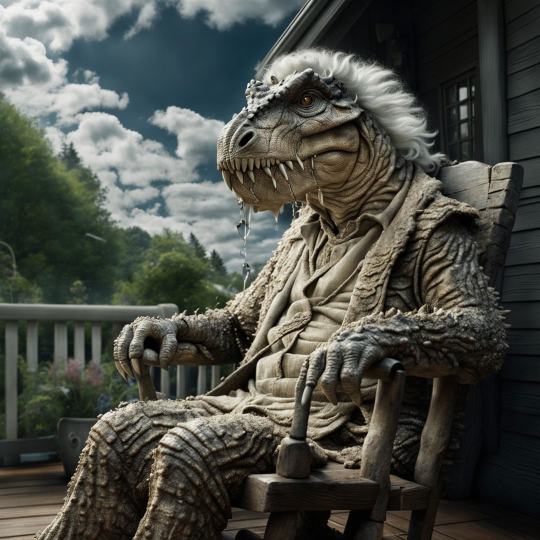 T-Rex Goes Grey