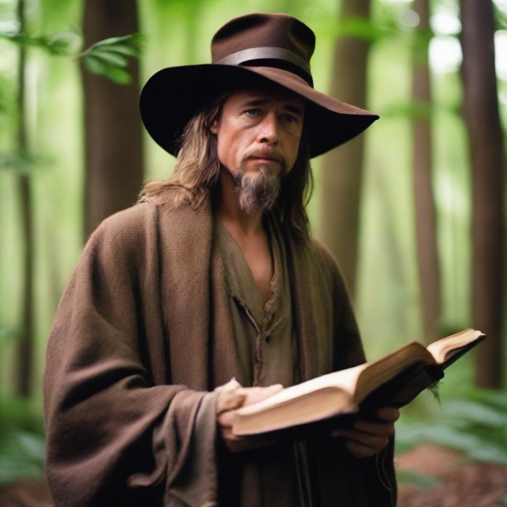 Brad Pitt as the Mystic Hermit