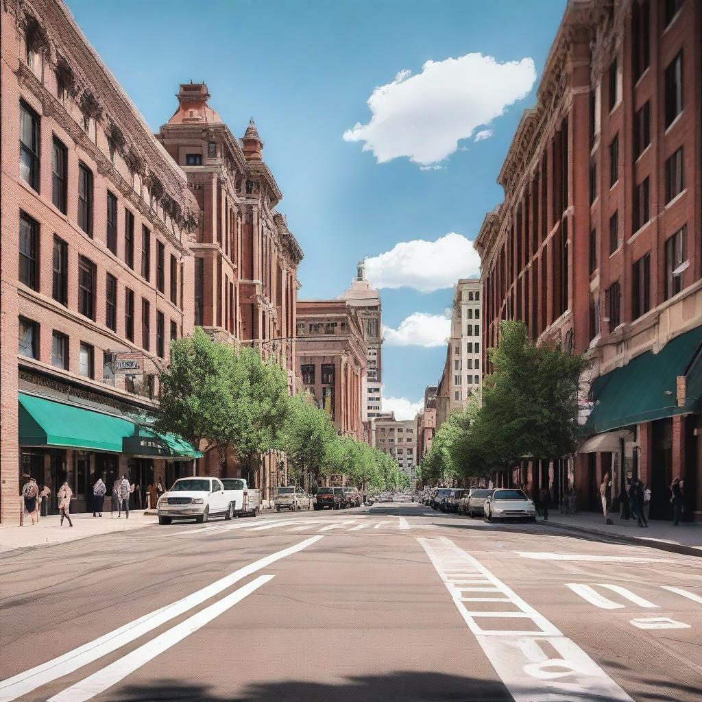 Stunning Downtown Denver Cityscape