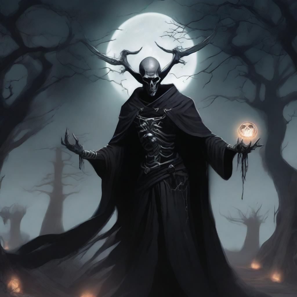Dark Magic: Necromancer Unleashes the Dead