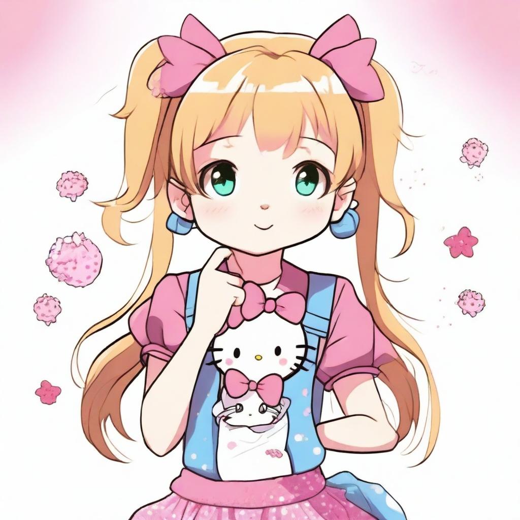 Feline Fashionista: 13-Year-Old Anime Girl