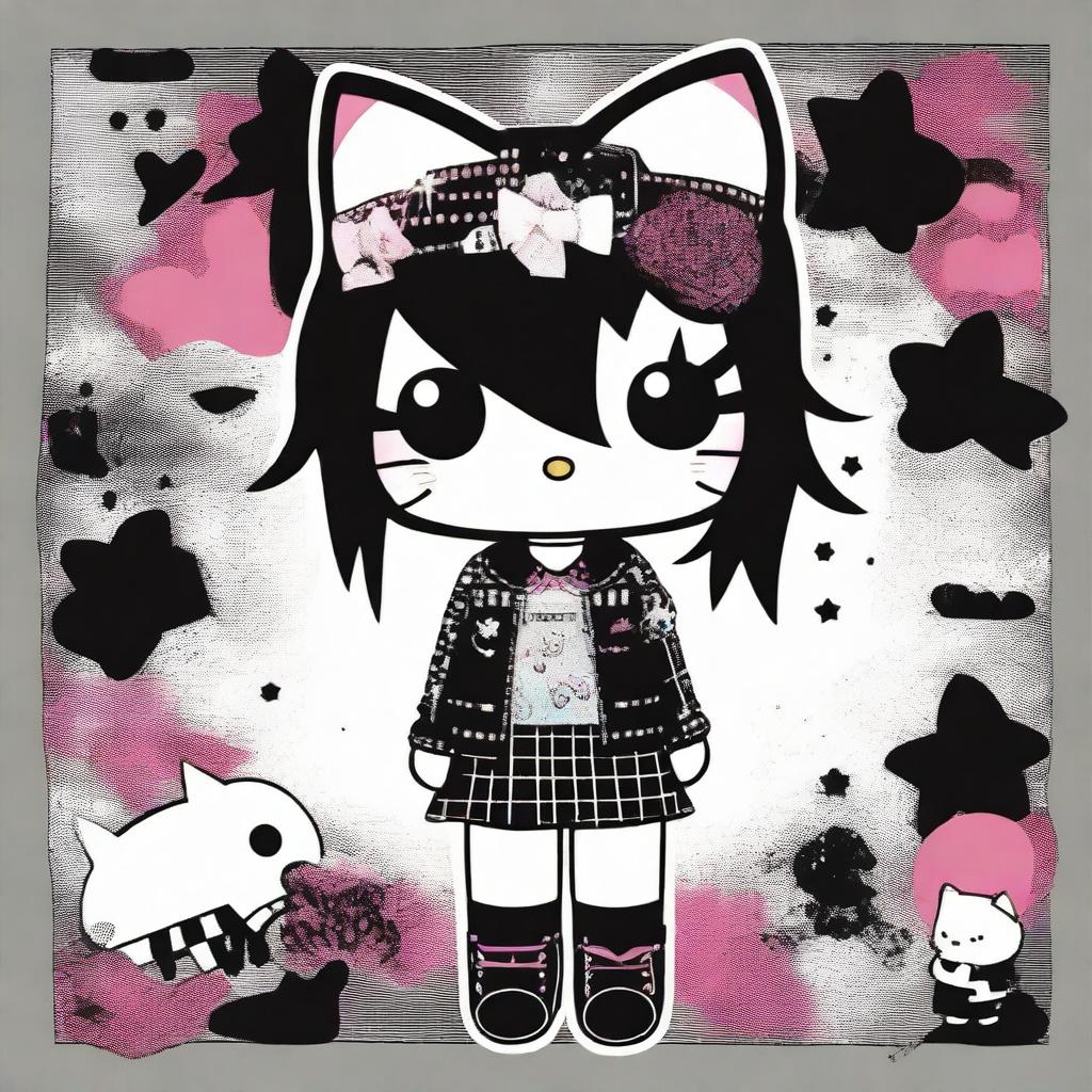 Hello Kittys Darker Side: Emo Rebel
