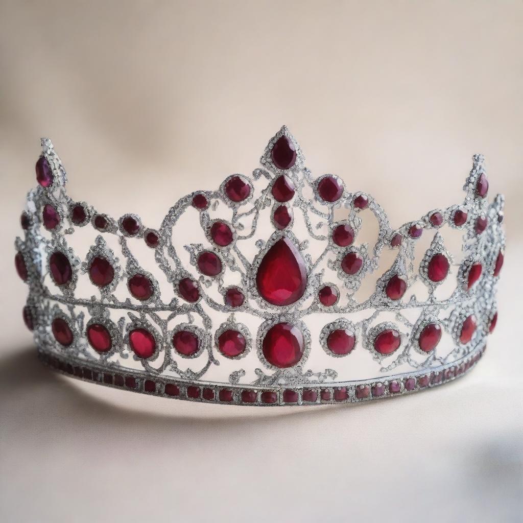 Elegance Unveiled: Ruby Tiara