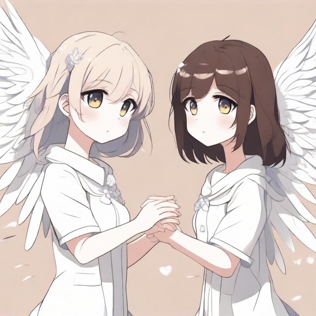 Whispers of Wonder: Twin Angel Tots