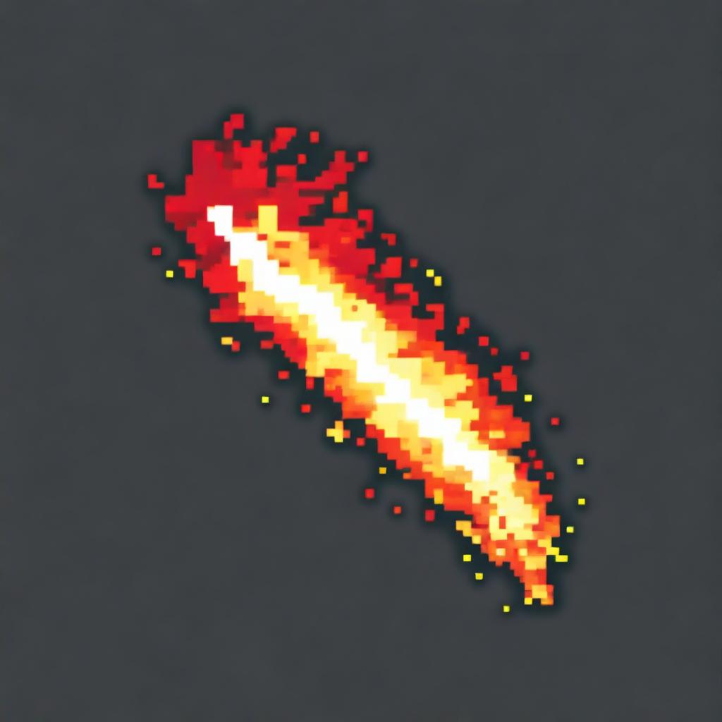 Fireball Pixel Art