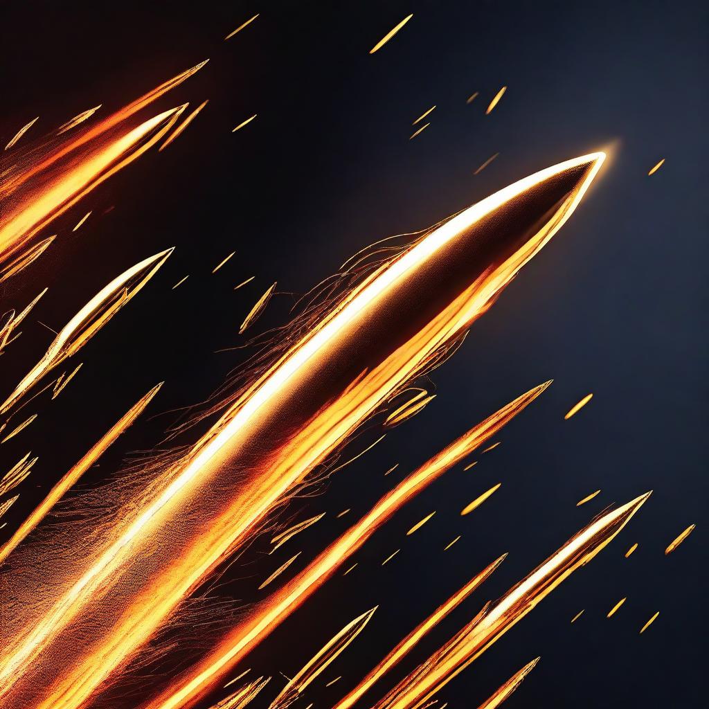 Infatuation of Fire: Blazing Bullets Fill the Sky
