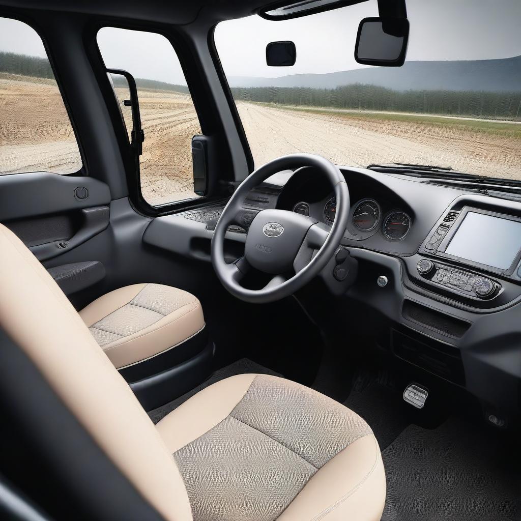 Explore the Heart of a Scania Dump Truck: Gritty Details