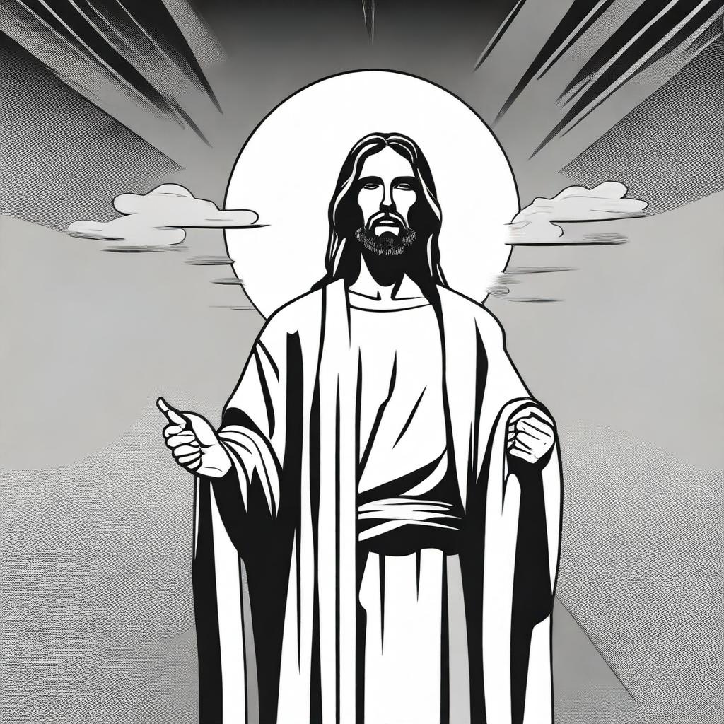 The Savior: Comics Style Jesus Christ