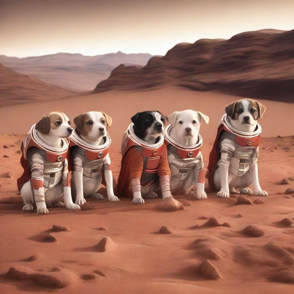 Paws on Mars: The Unstoppable Canine Space Squad
