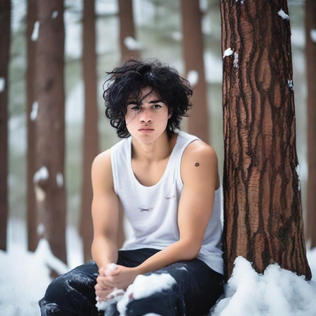 Man with Wavy Black Hair - Curly Hair Inspiration