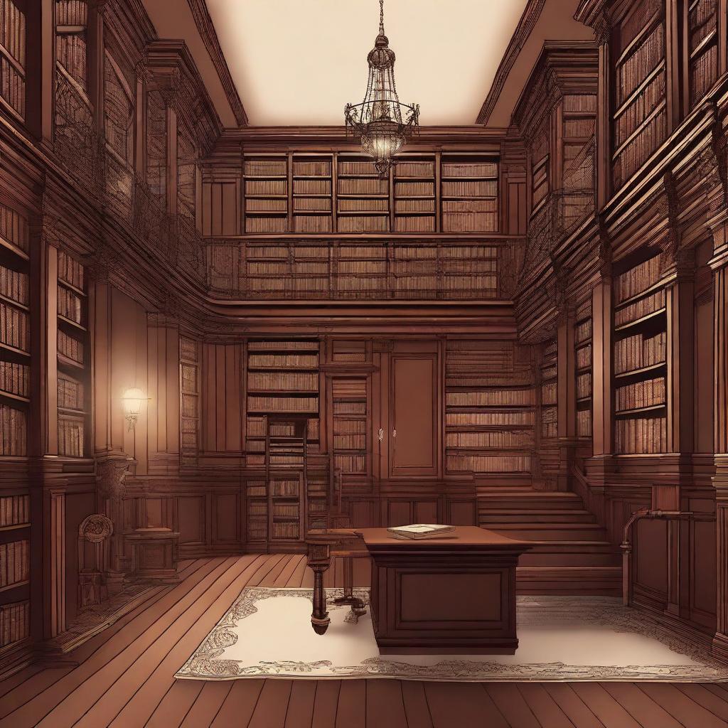 Step into a Time-Worn Victorian Library