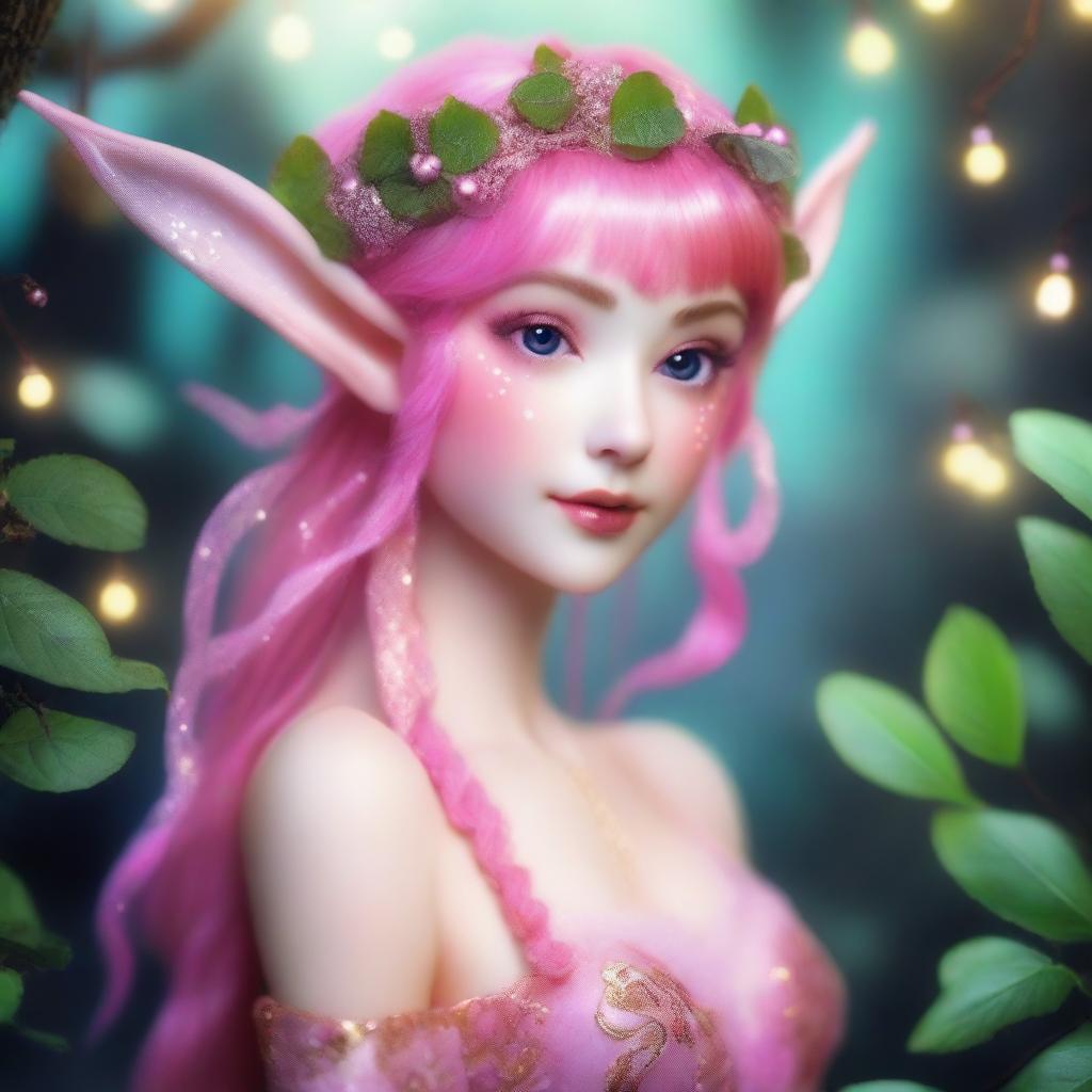 Whimsical Elf Nymph: Goddess of Mirth and Joy