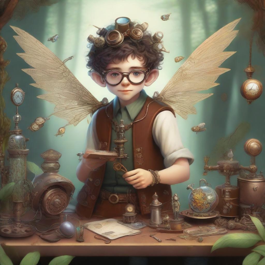 Whimsical Wizardry: Male Pixie Artificer