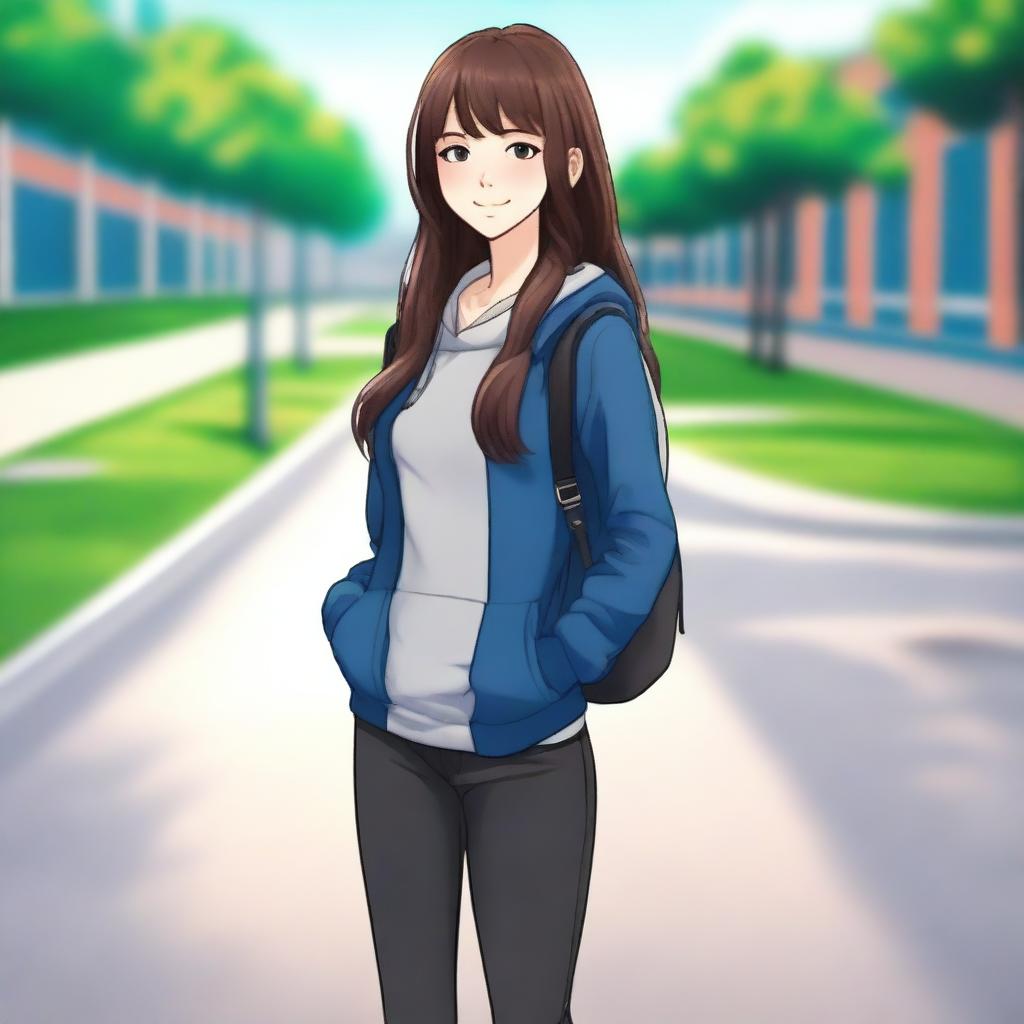 Realistic AI-Generated Portrait of a 16-Year-Old Girl