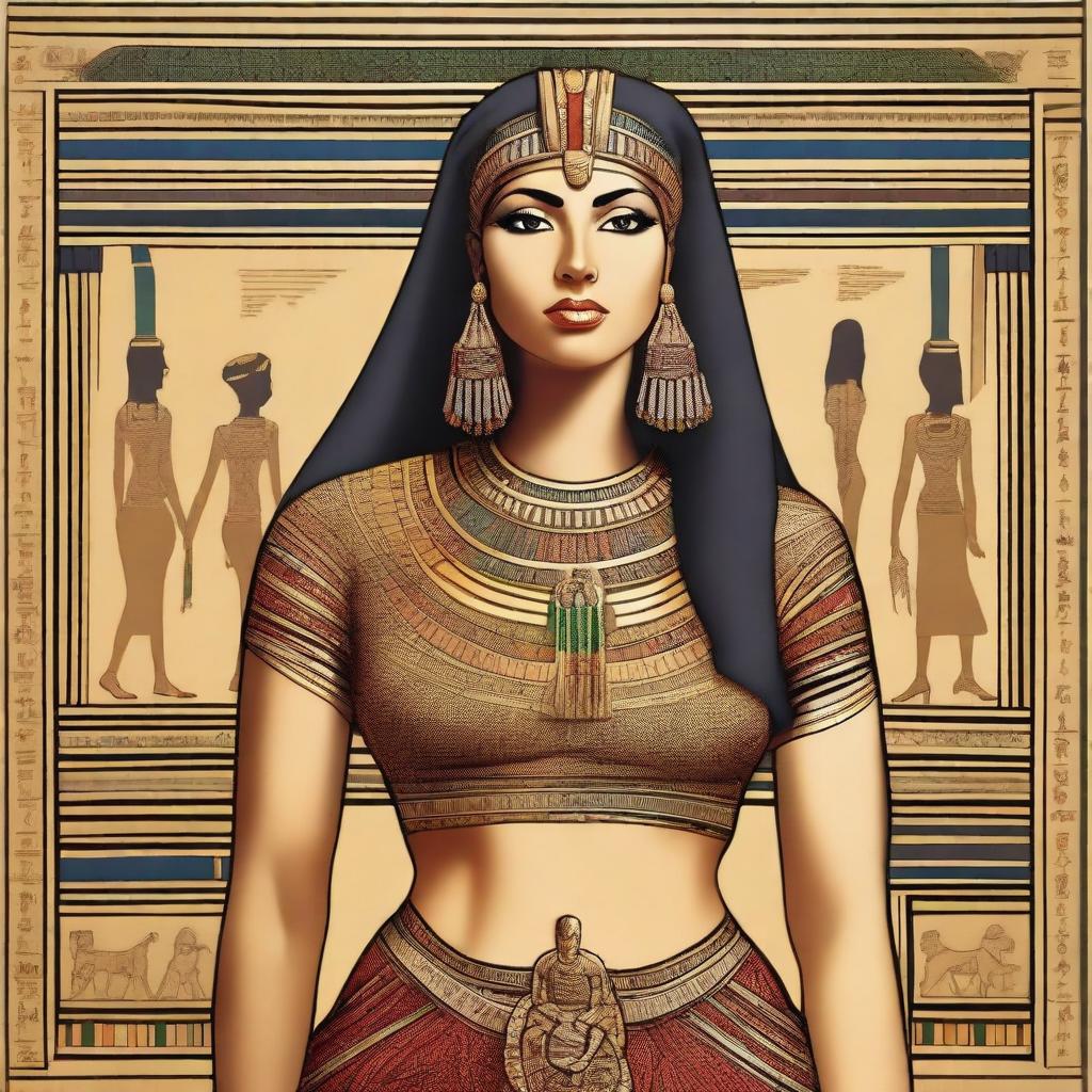 Embrace Tradition: Adult Egyptian Female in Cultural Attire