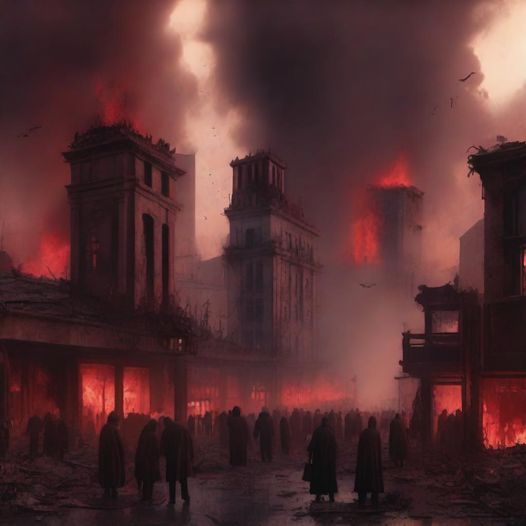 Explore a Surreal Dystopian Cityscape