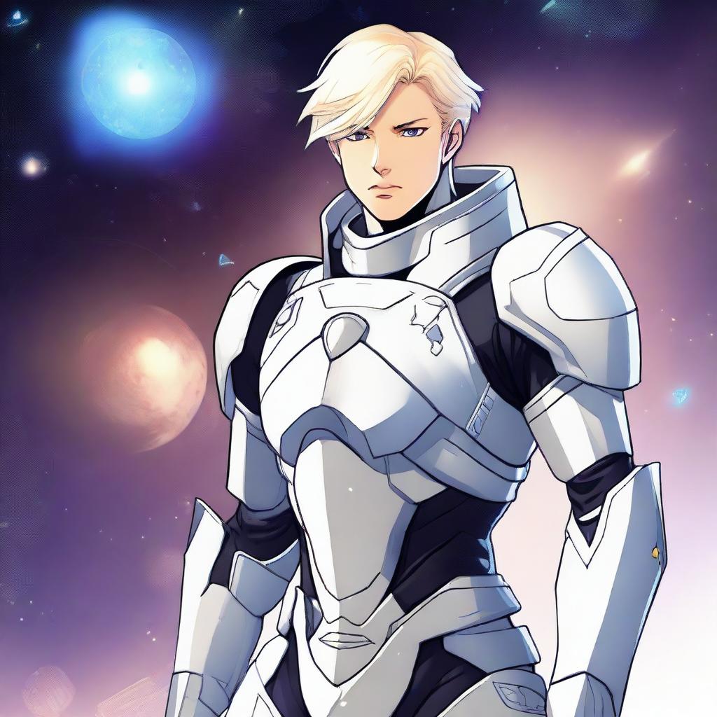 Lithe Male Space Knight: A Celestial Hero