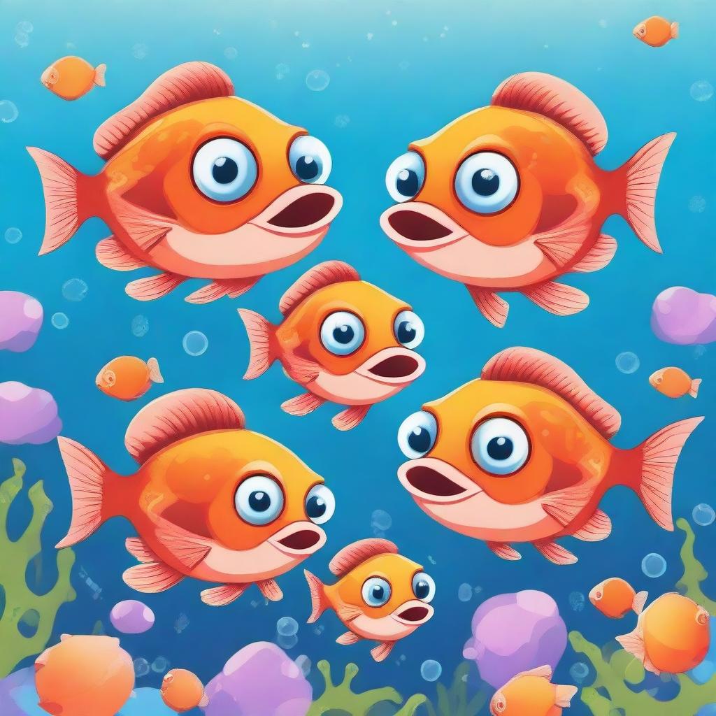 Meet the Wacky Piranha Family!