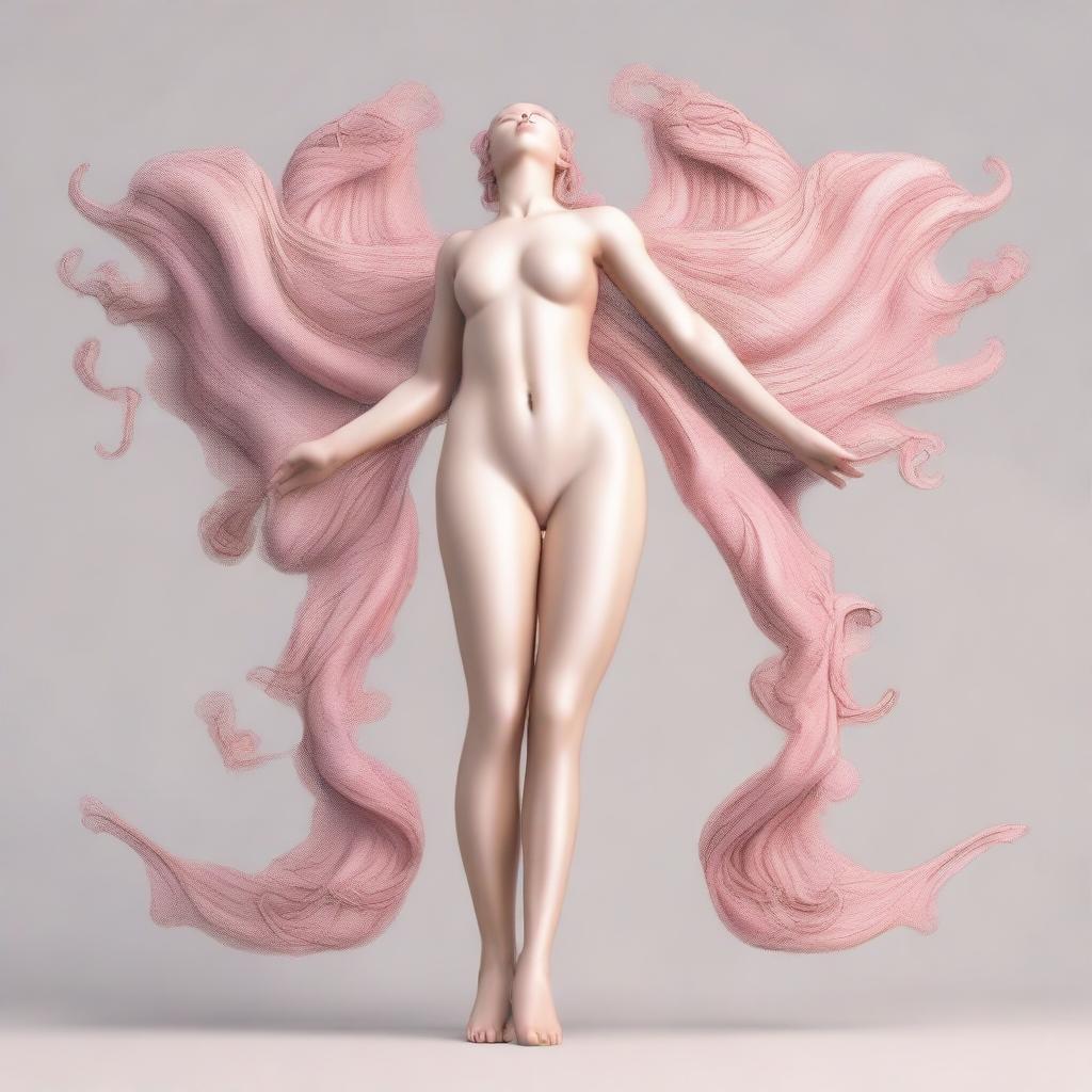 Intricate Yonic Symbol: A Celebration of Femininity