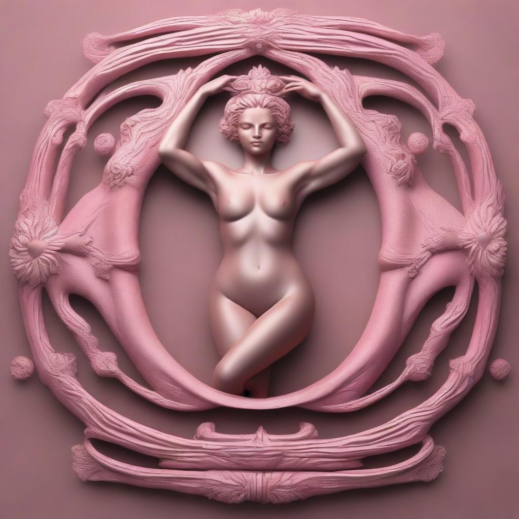 Delicately Intricate Yonic Symbol: A Celebration of Beauty and Intimacy
