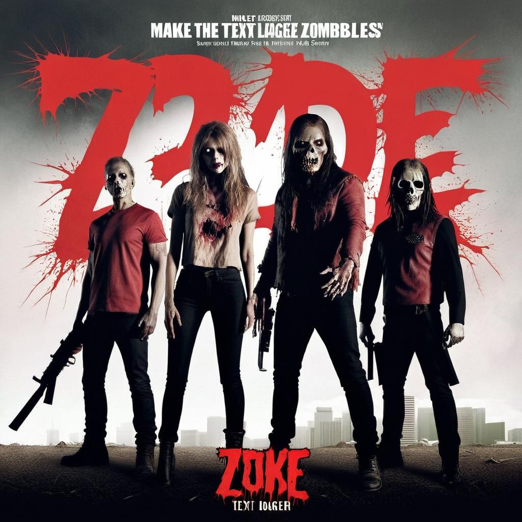 Unleash Your Fears: A Chilling Zombie Horror Film Poster