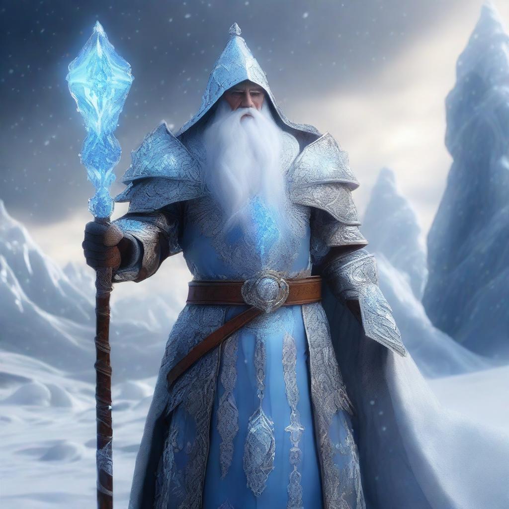 Chill Power: The Ice Armored Wizard