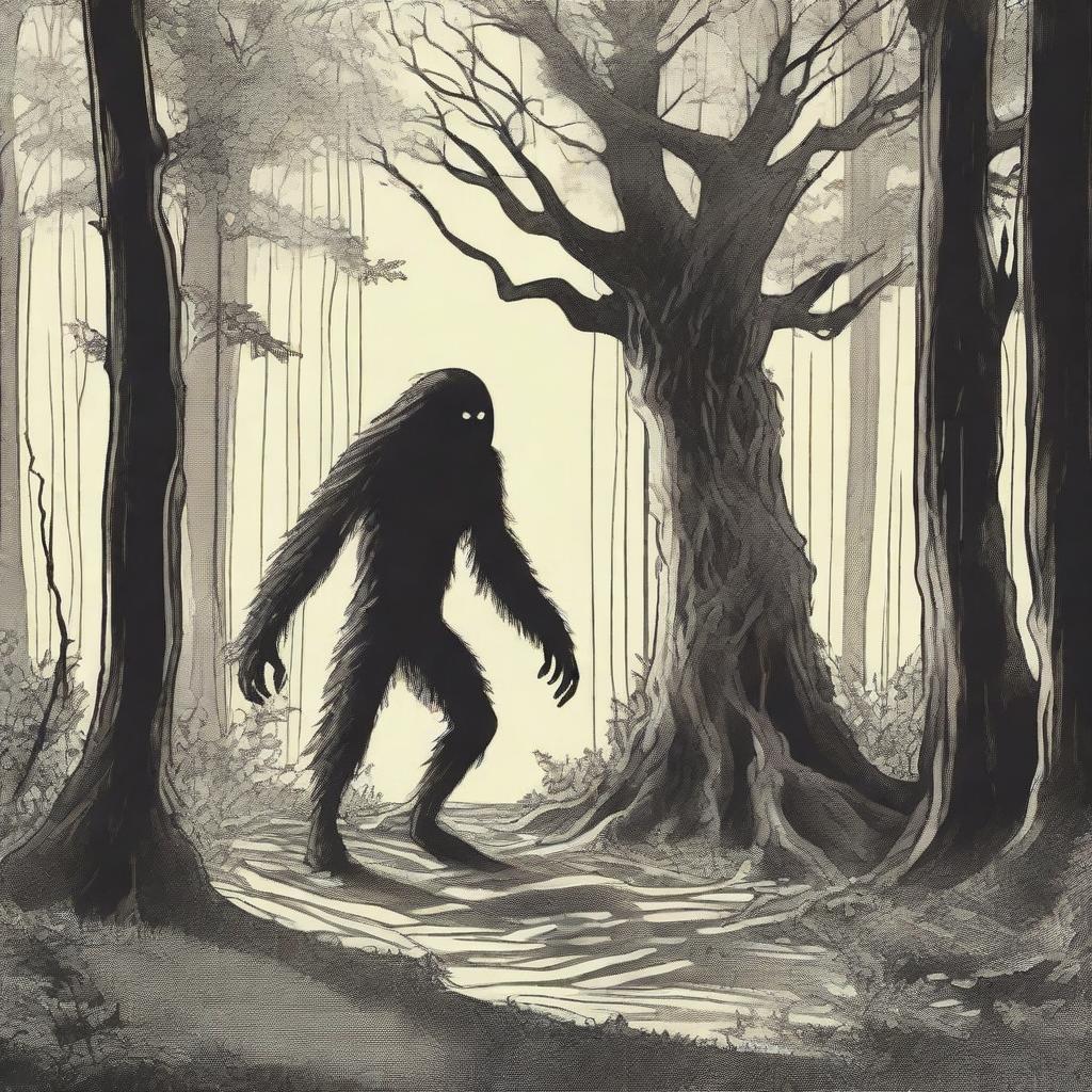 Unveiling the Hidebehind: A Mythical Forest Guardian