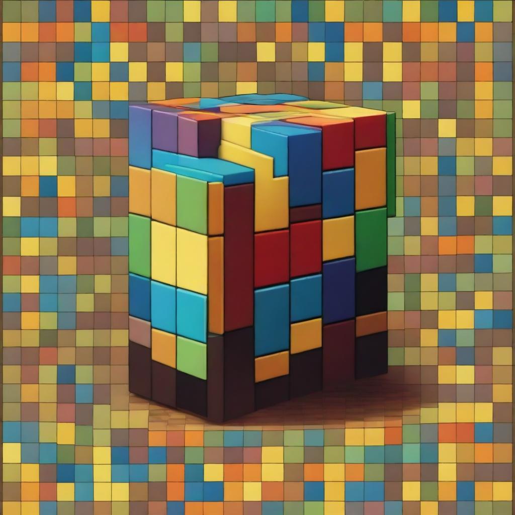 Dive into Minecraft: A Vibrant Pixel Block
