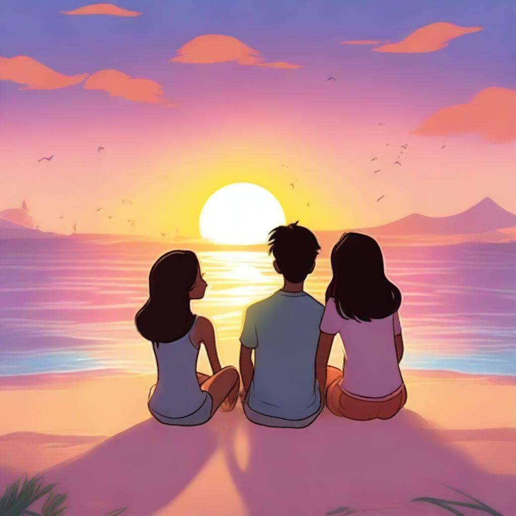 Animated Bliss: Summer Teen Romance