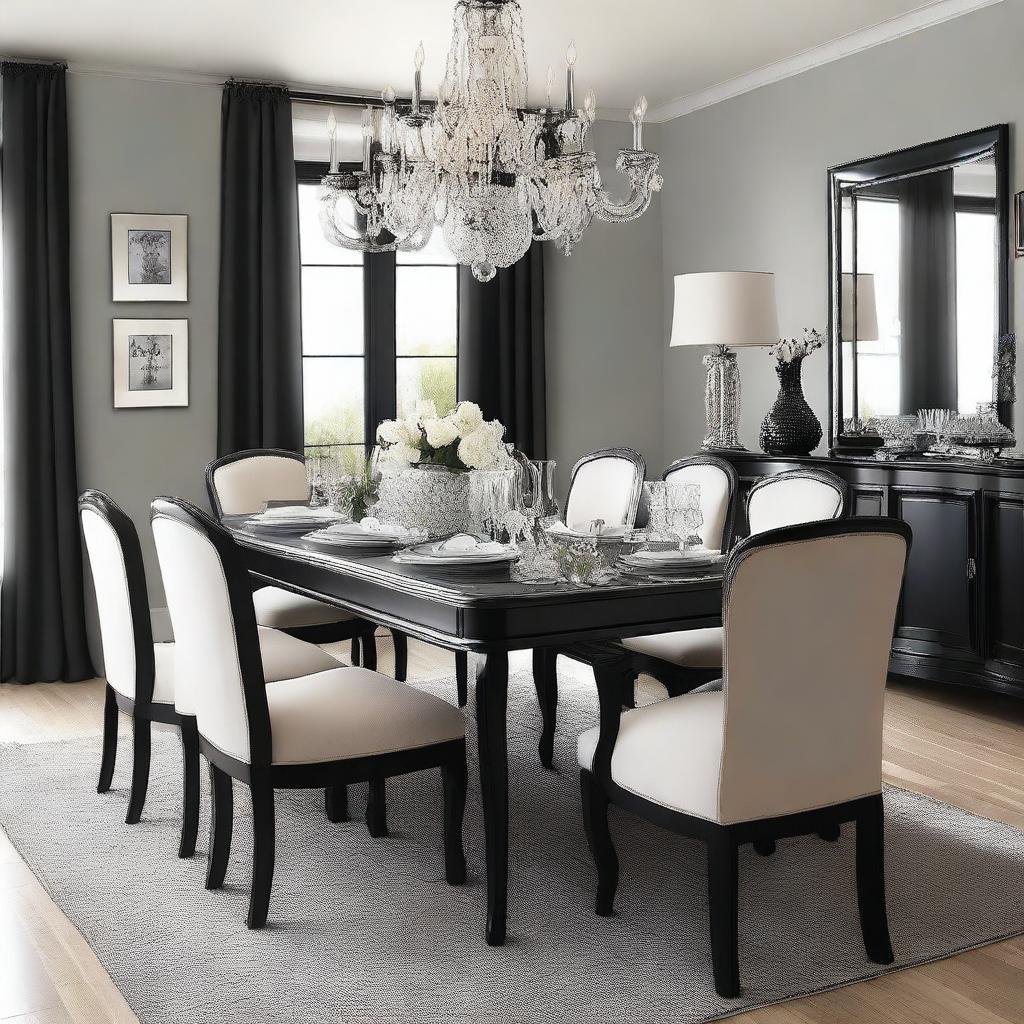 Chic Dining Room Inspiration: French Style Meets Modern Elegance