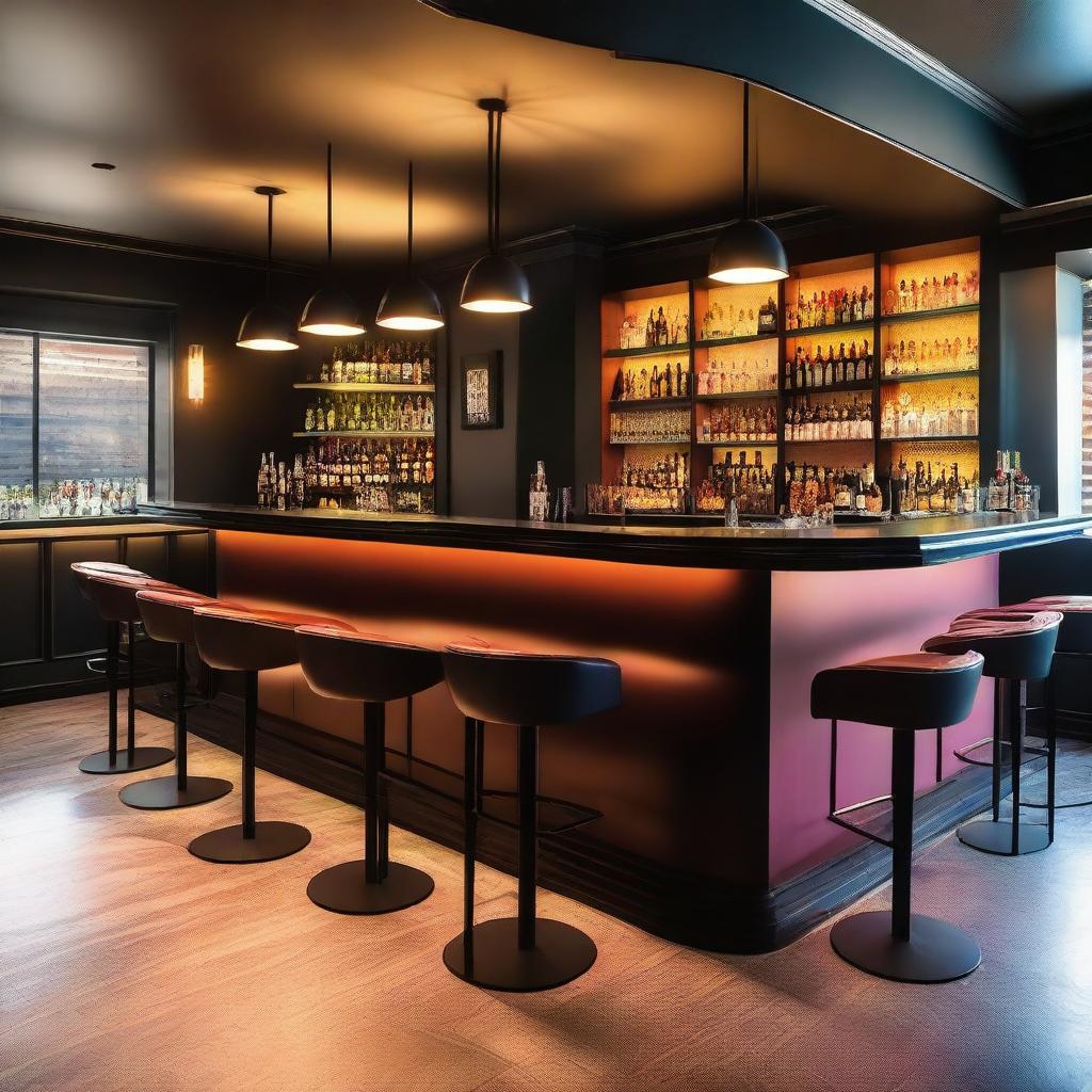 Stylish Modern Bar Interior Design