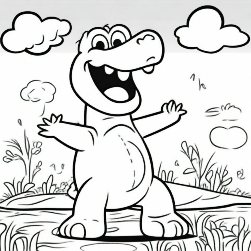 Meet the Smiling Alligator!