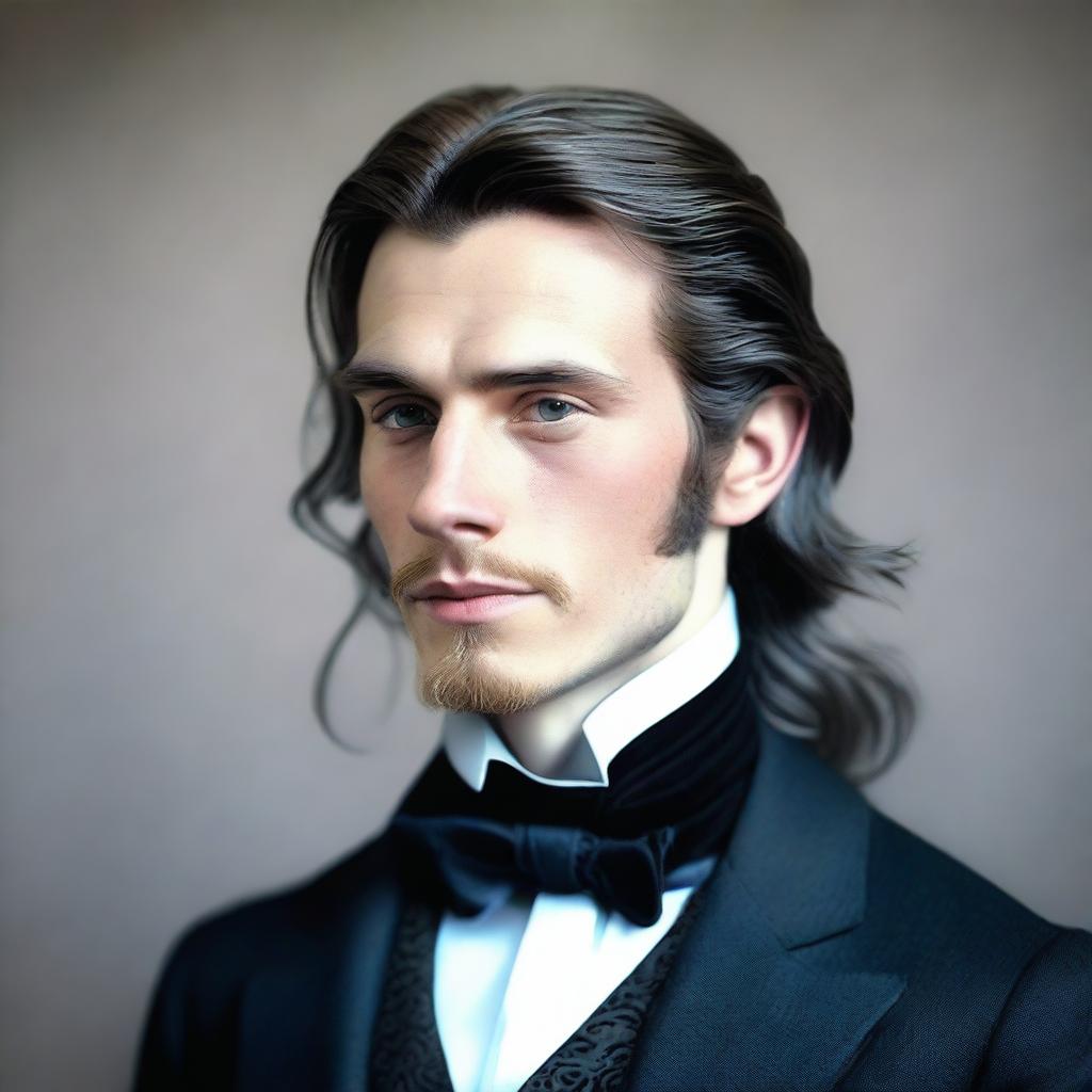 Timeless Elegance: 19th Century Black Suit