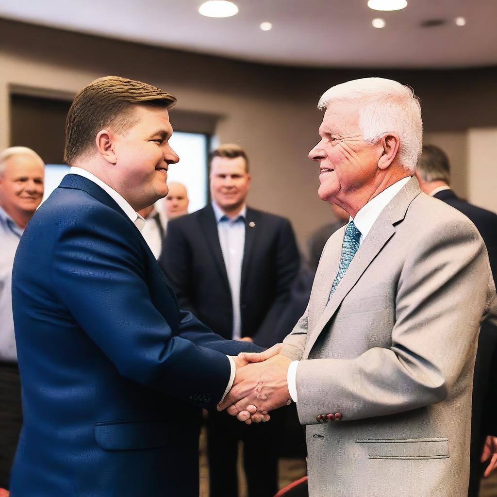 JD Vance Meets Mattress Mack: A Legendary Handshake